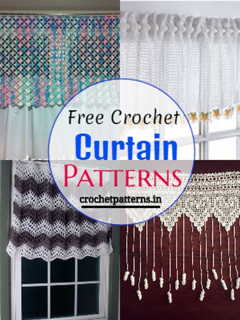 11 Free Crochet Curtain Patterns For Decor