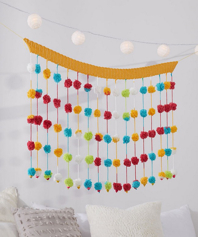 Happy Pompom Banner