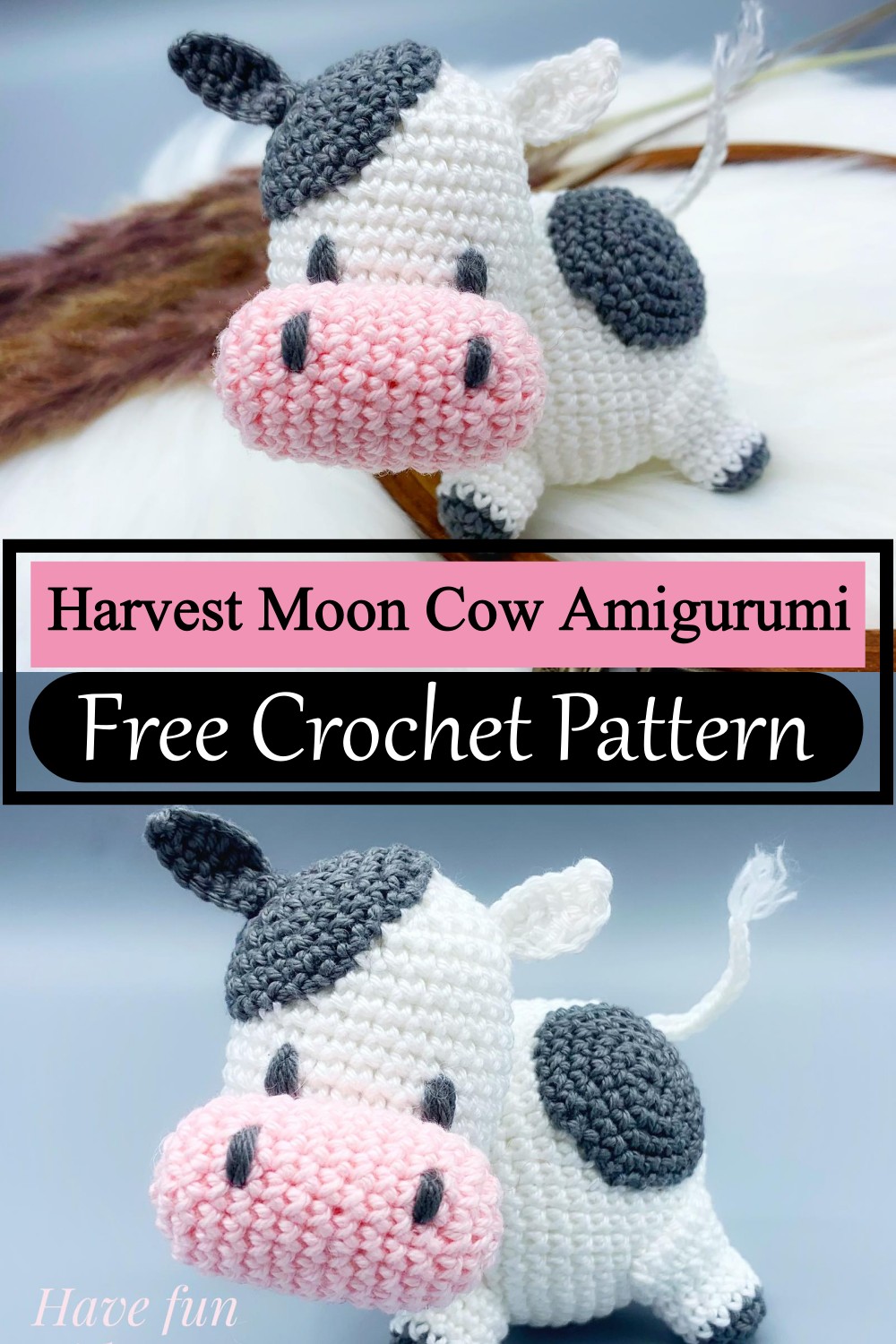 Harvest Moon Cow Amigurumi