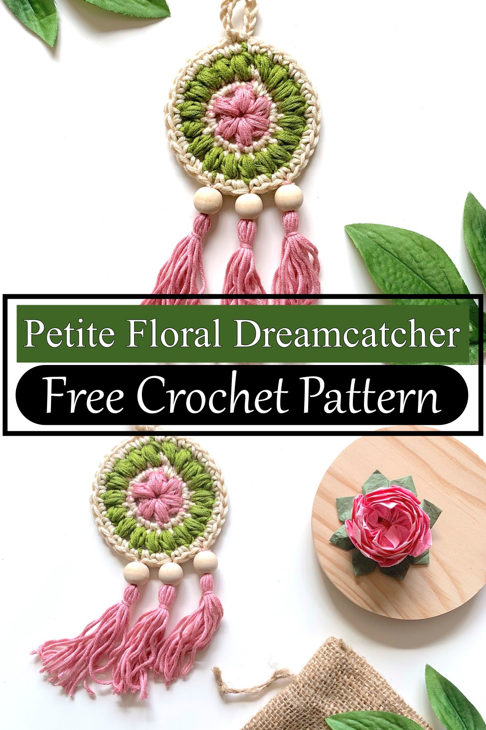 Petite Floral Dreamcatcher