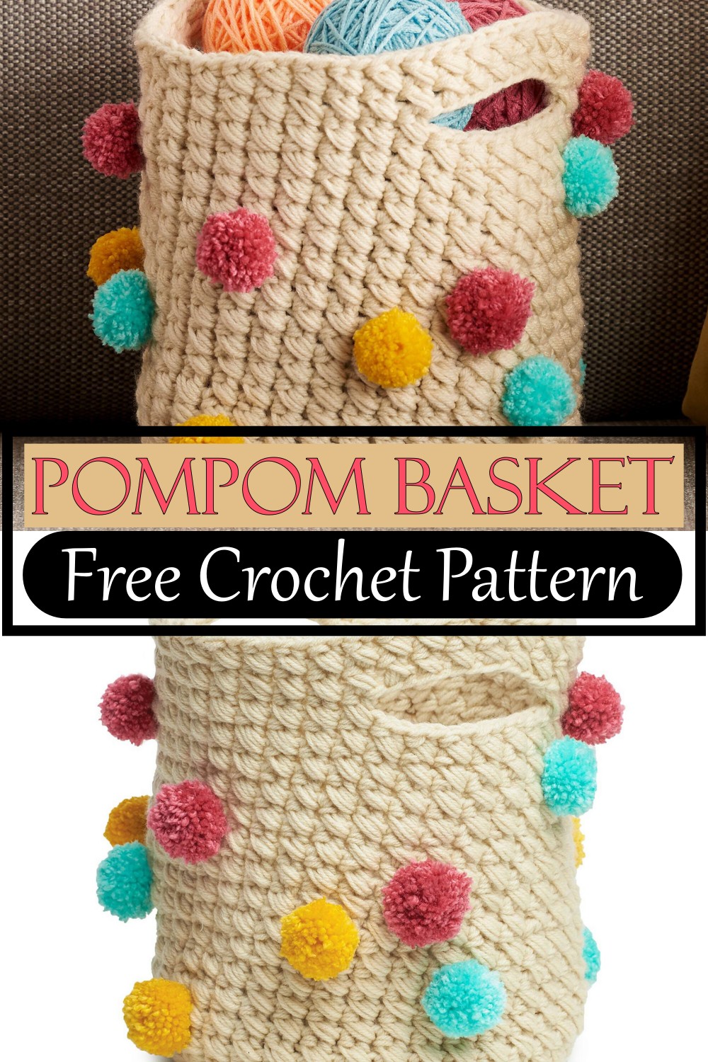Pompom Basket