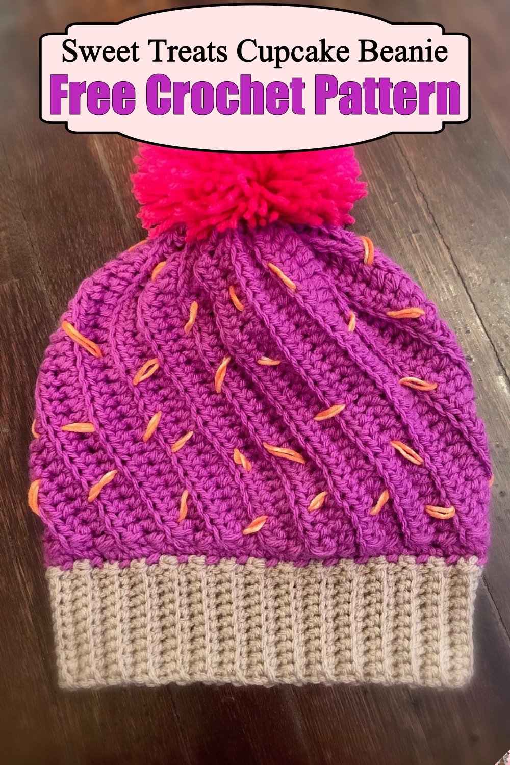 Sweet Treats Cupcake Beanie