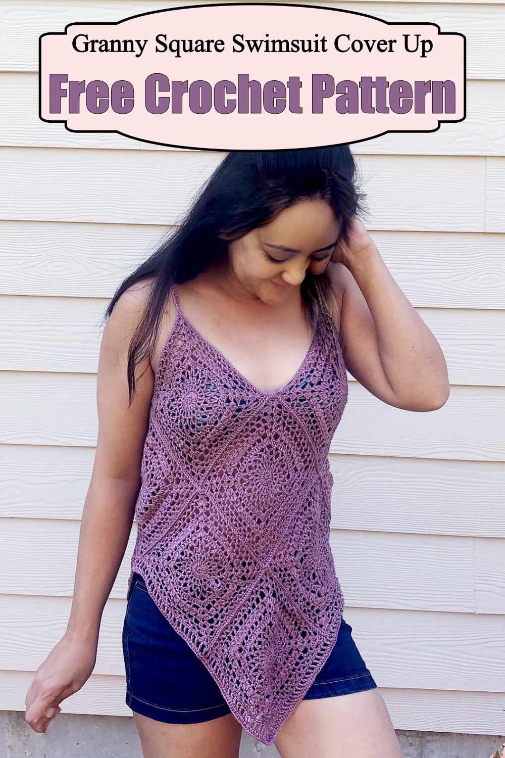 Granny Square Swimsuit Cover Up