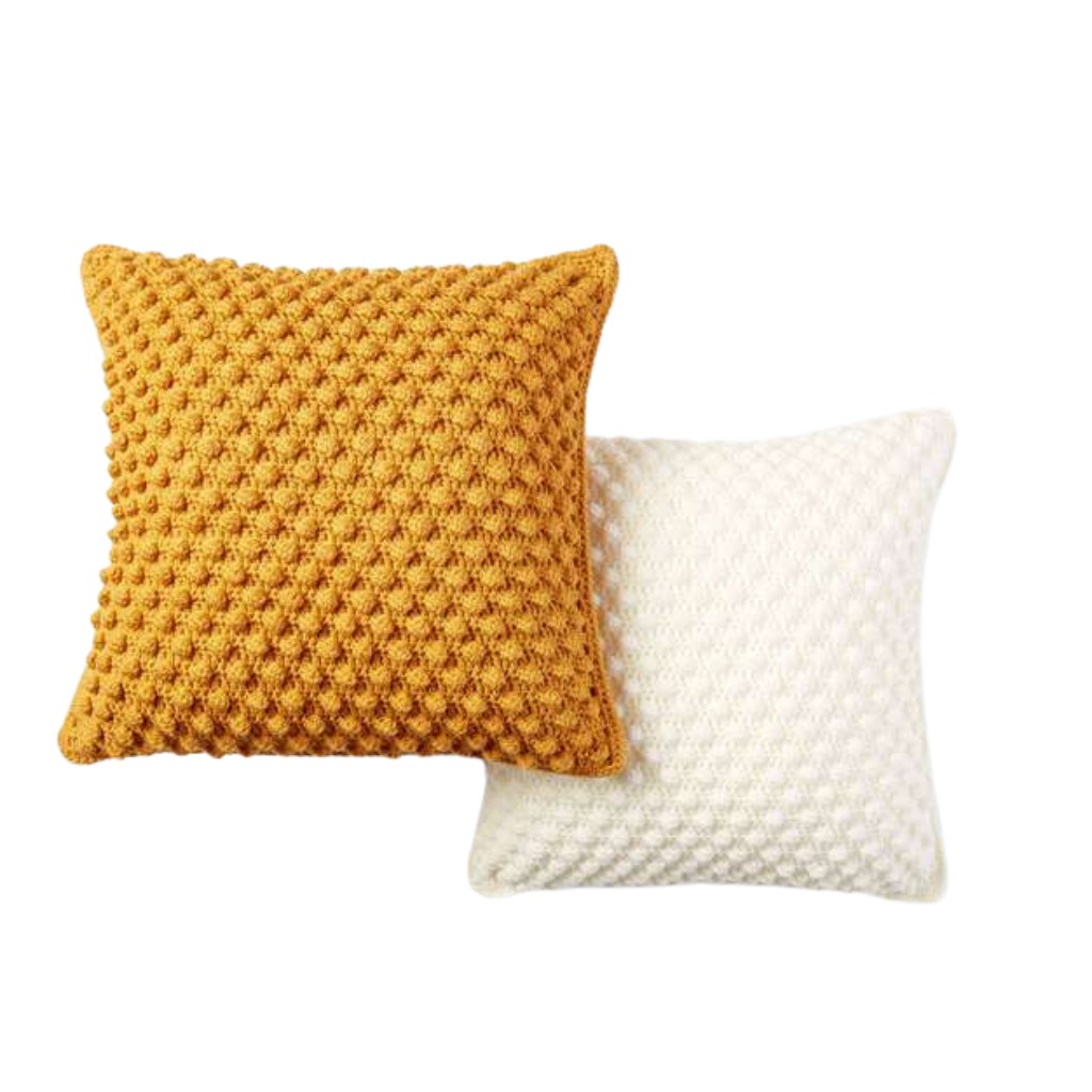 18 Free Crochet Bobble Pillow Patterns