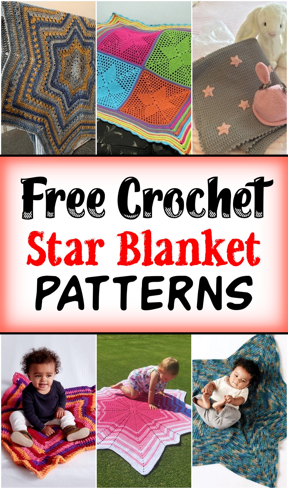 18 Free Crochet Star Blanket Patterns