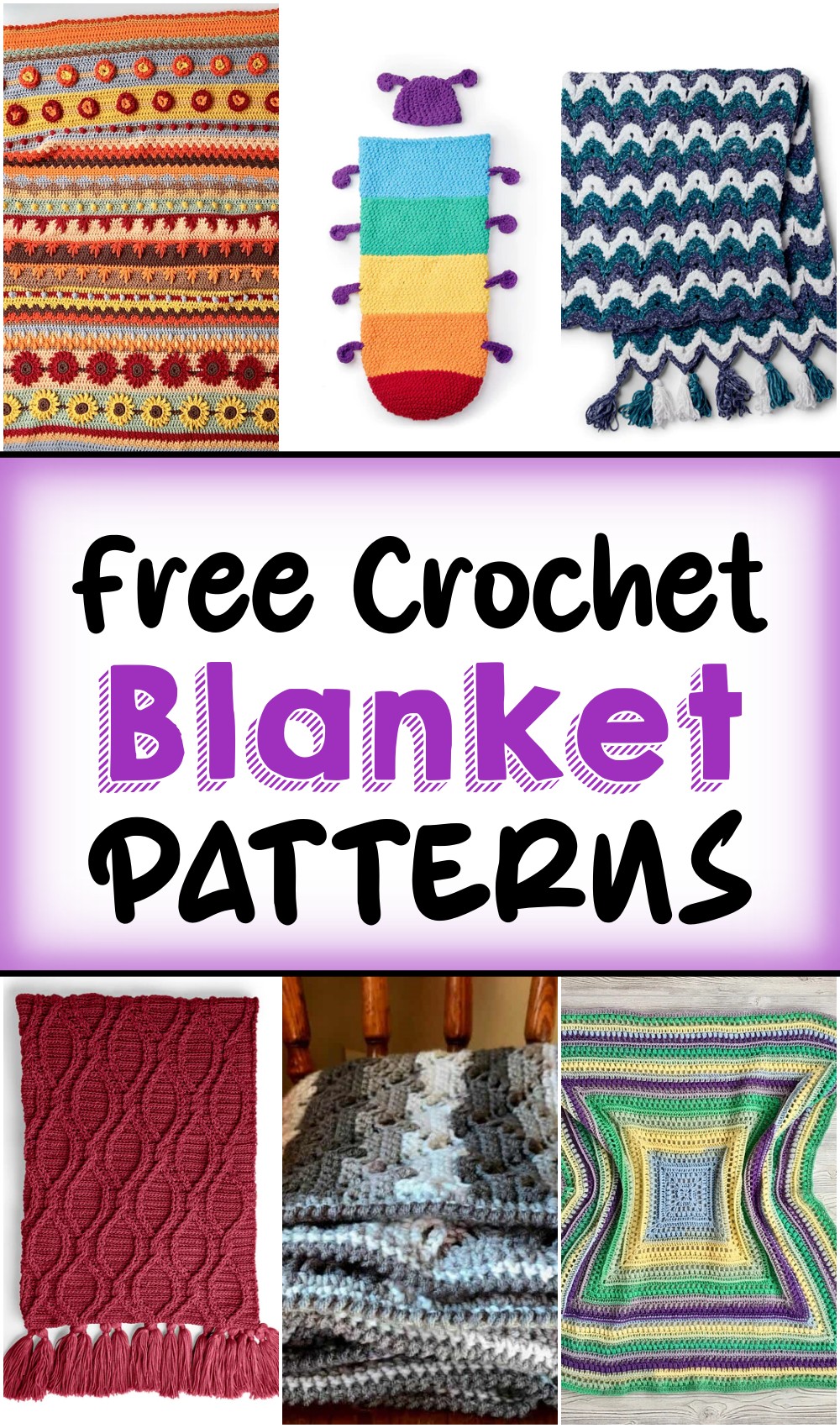 19 Free Crochet Blanket Patterns To Keep Cozy