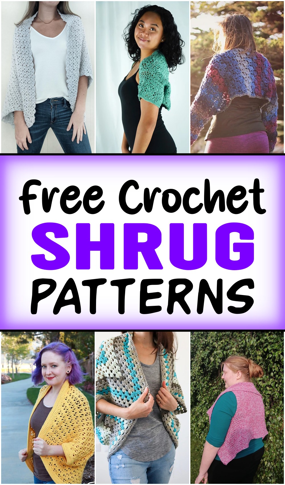 23 Free Crochet Shrug Patterns