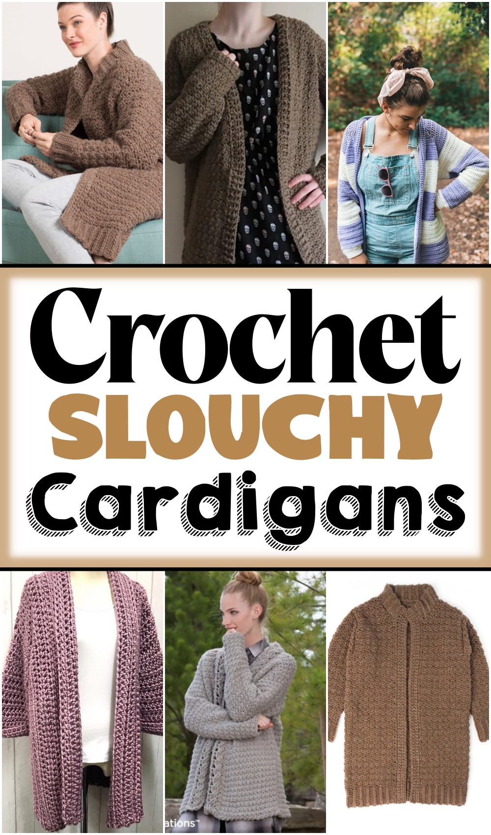6 Best Free Crochet Slouchy Cardigan Patterns