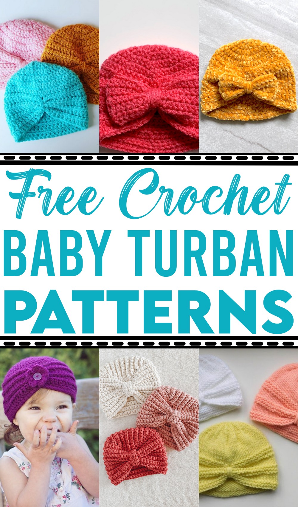 Crochet Baby Turban Patterns 1