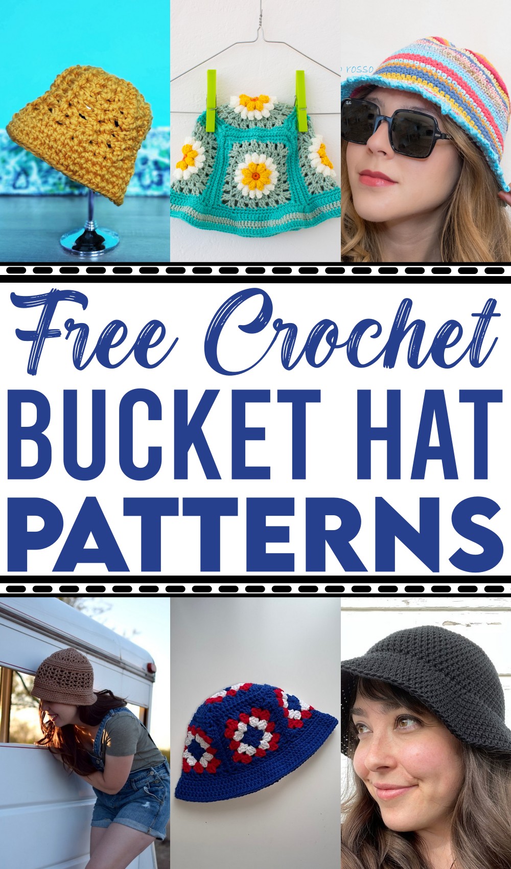 Free Crochet Bucket Hat Patterns 1