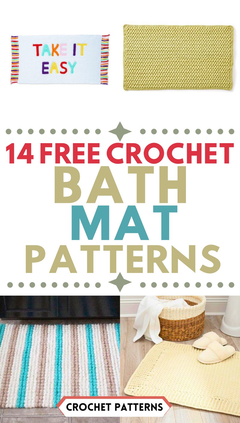 Free Crochet Bath Mat Patterns