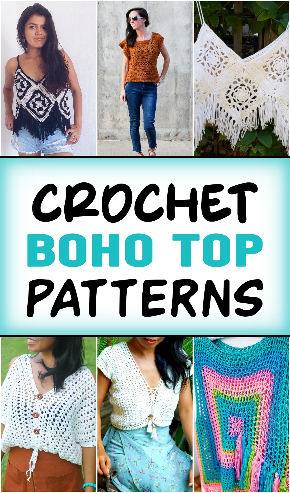 14 Stylish Free Crochet Boho Top Patterns And Design