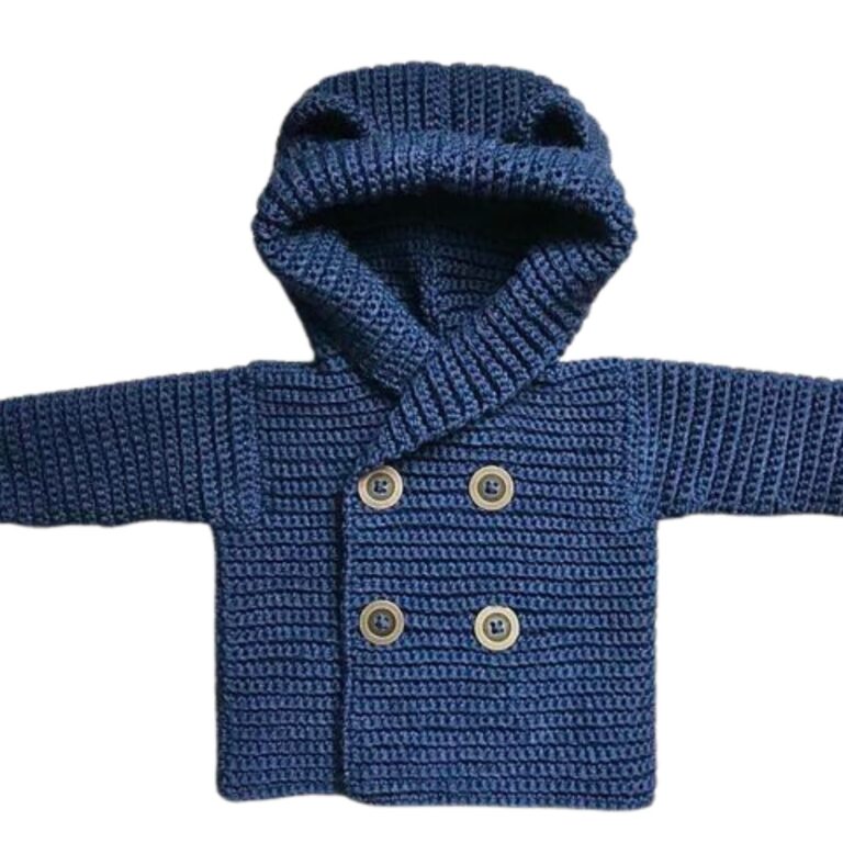 15 Free Crochet Coat Patterns For Winter