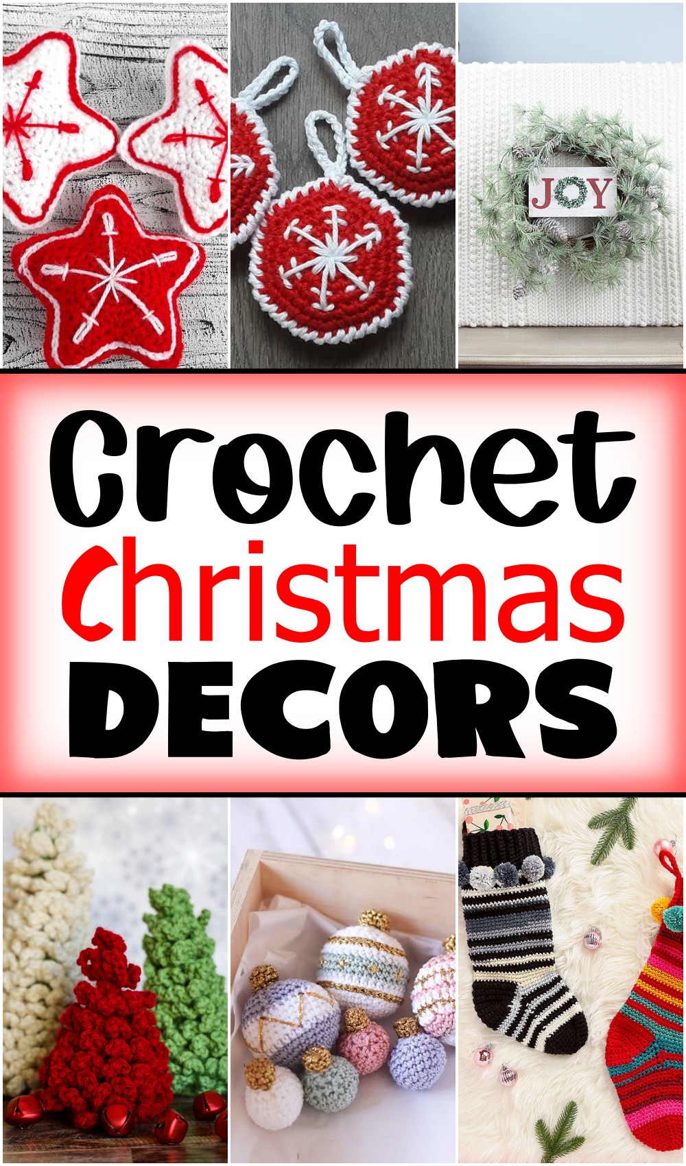 20 Free Crochet Christmas Decor Patterns