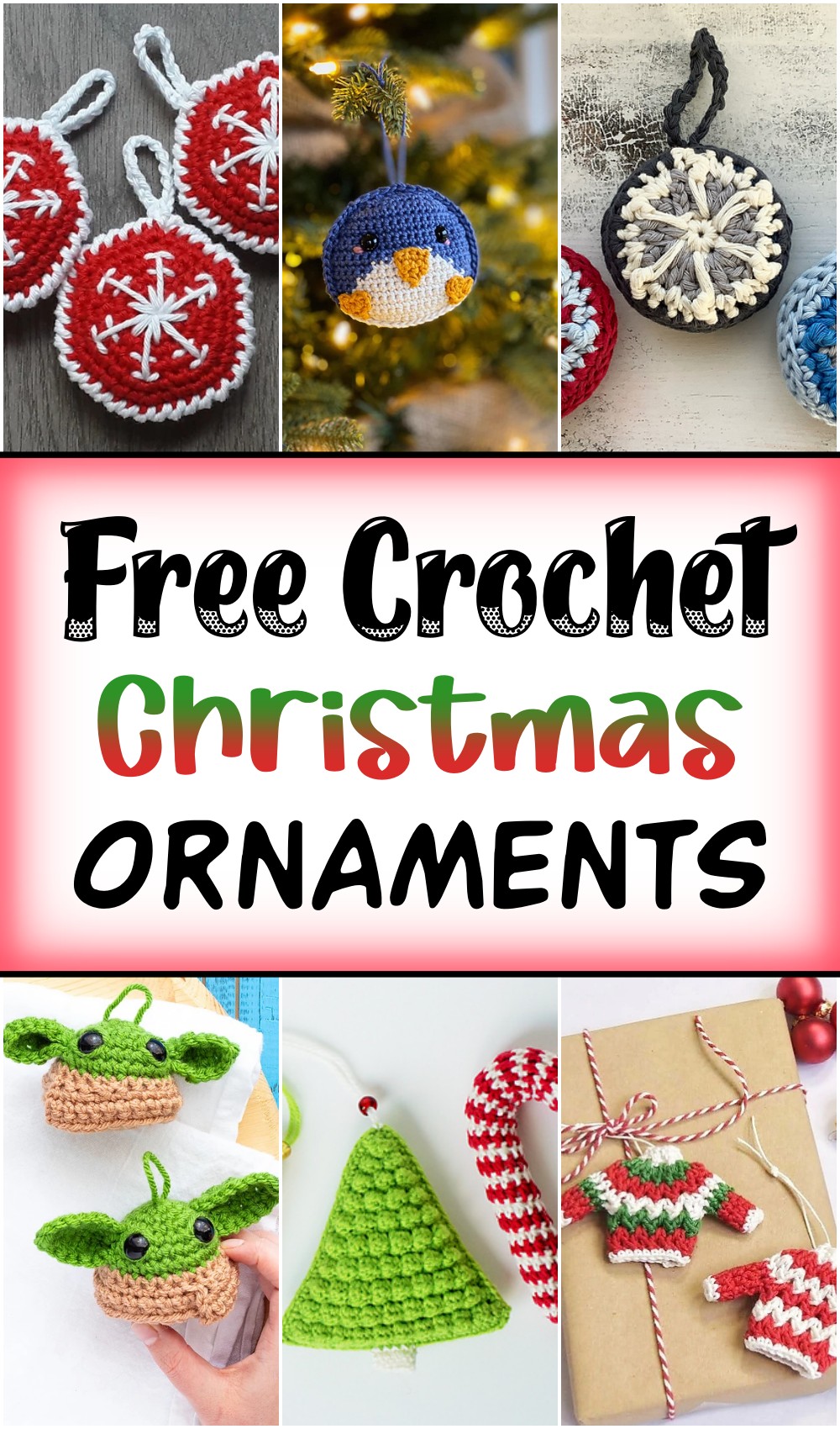 21 Free Crochet Christmas Ornament Patterns