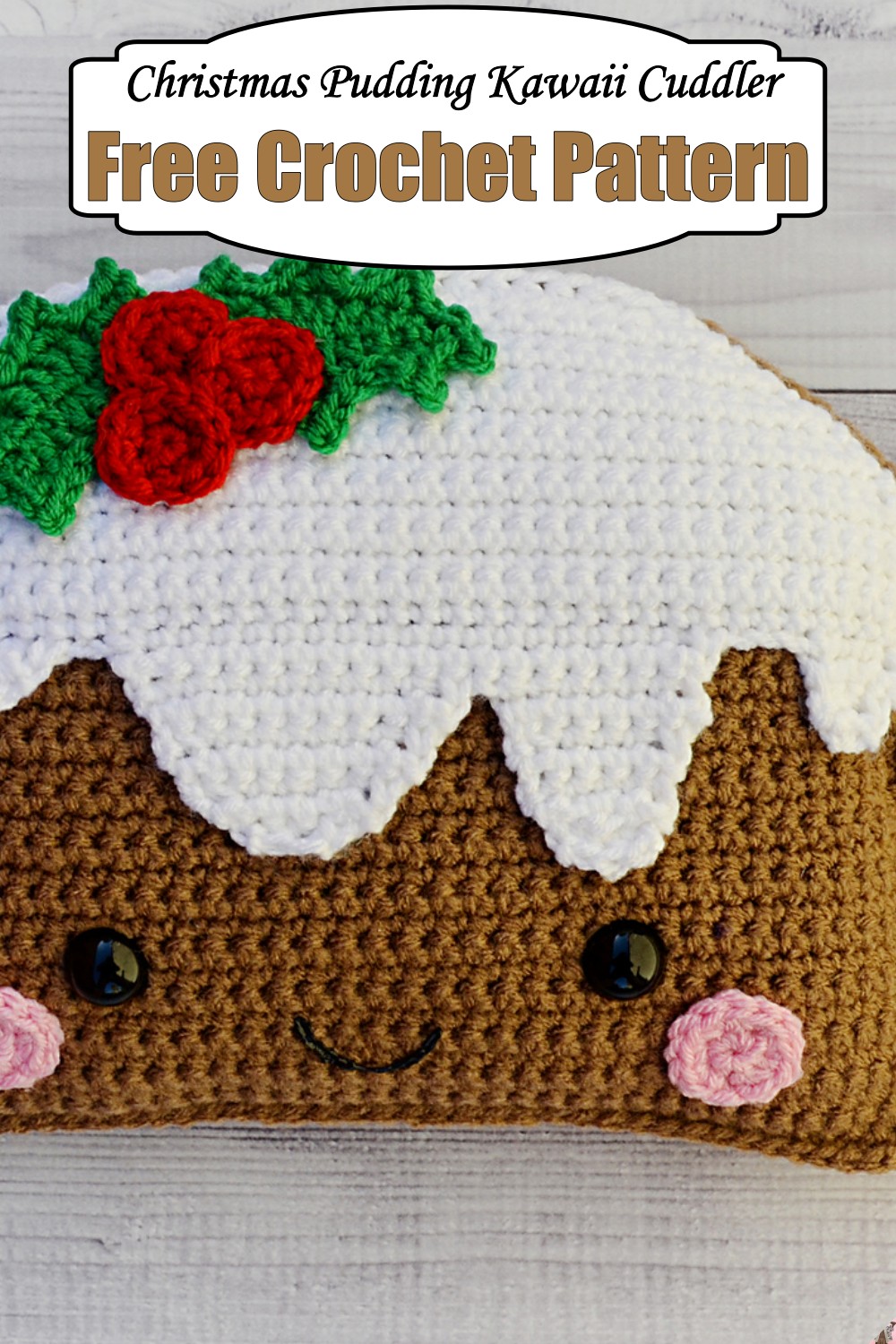 Christmas Pudding Kawaii Cuddler