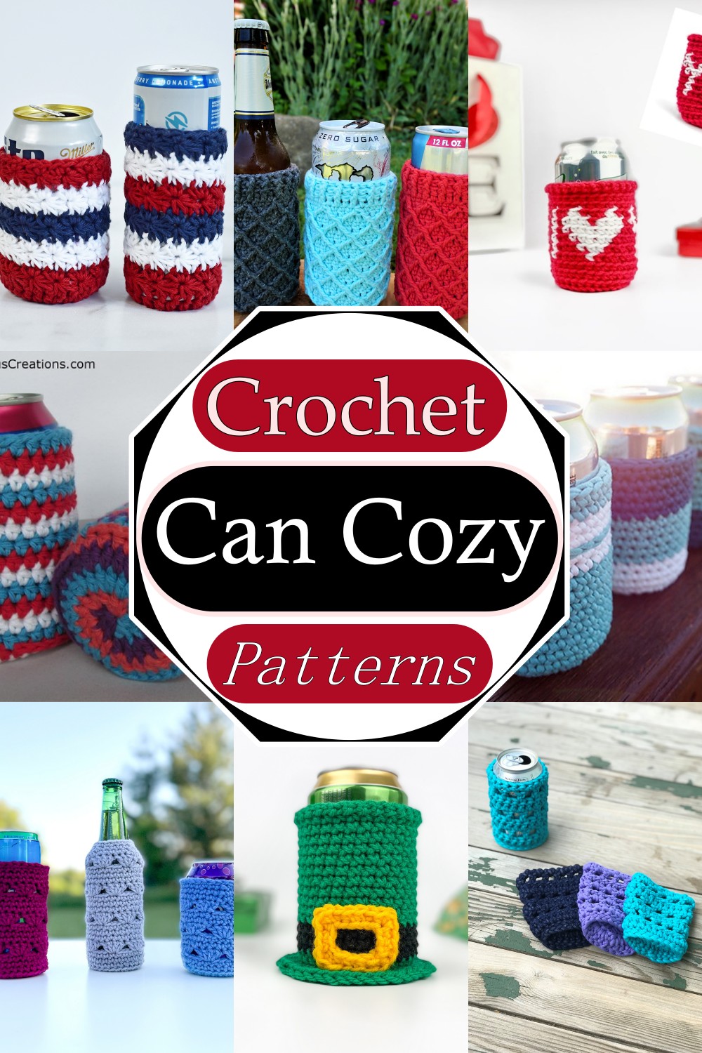 Crochet Can Cozy Patterns