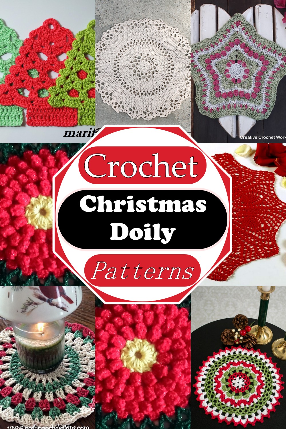 Crochet Christmas Doily Patterns