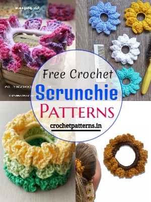 15 Free Crochet Scrunchie Patterns For Beginners
