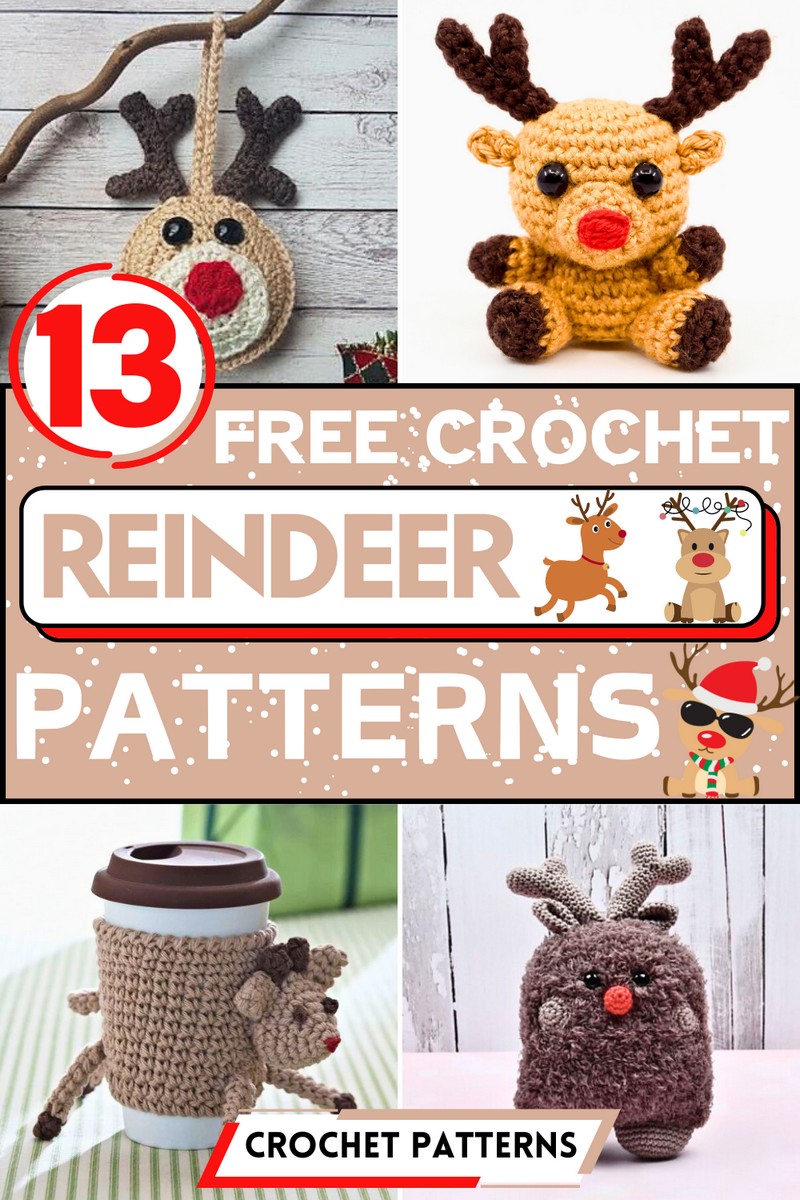 Free Crochet Reindeer Patterns
