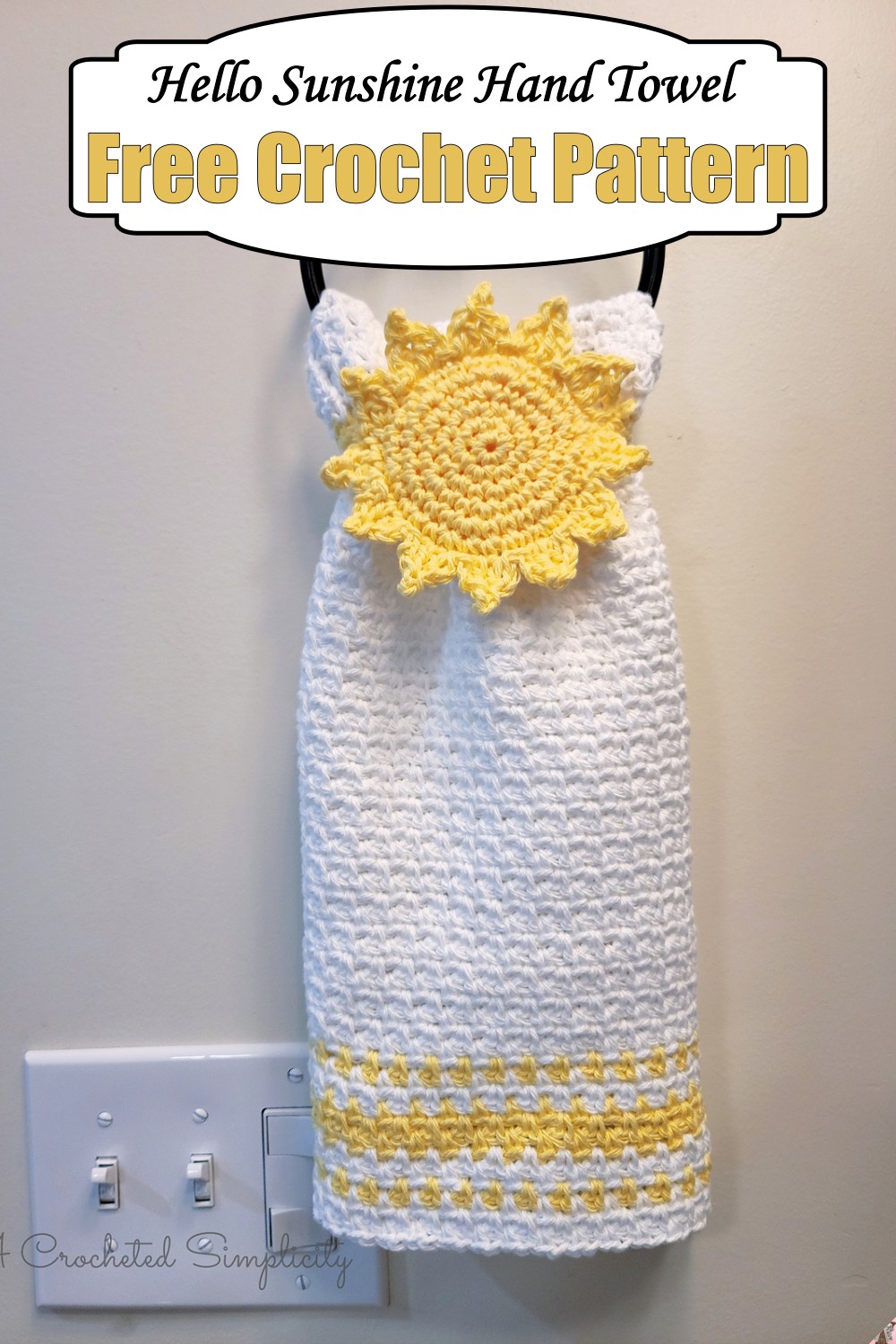 Hello Sunshine Hand Towel