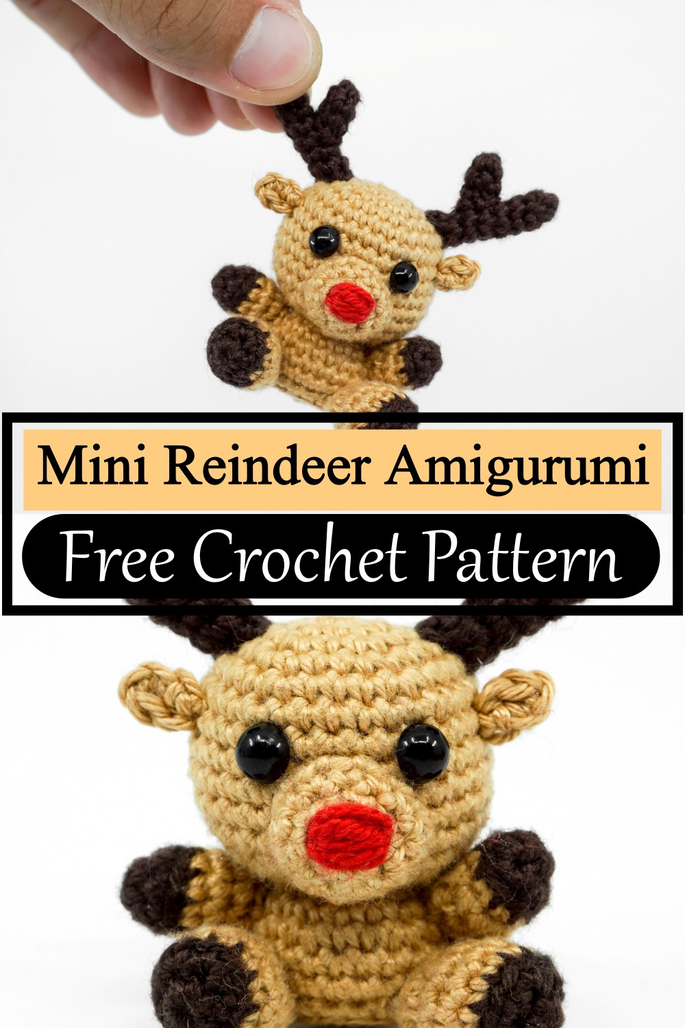 Mini Reindeer Amigurumi