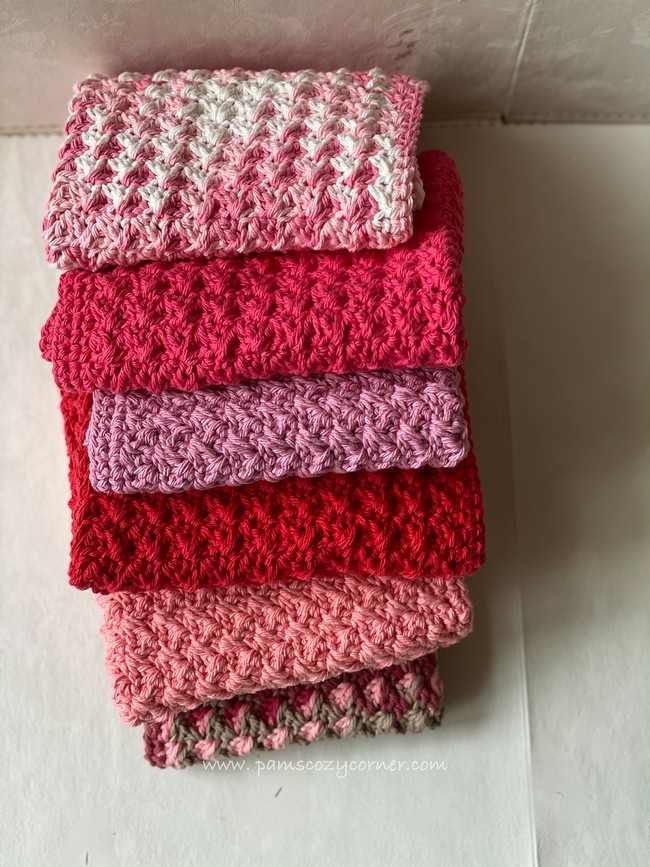 Shades Of Pink Kitchen Towels