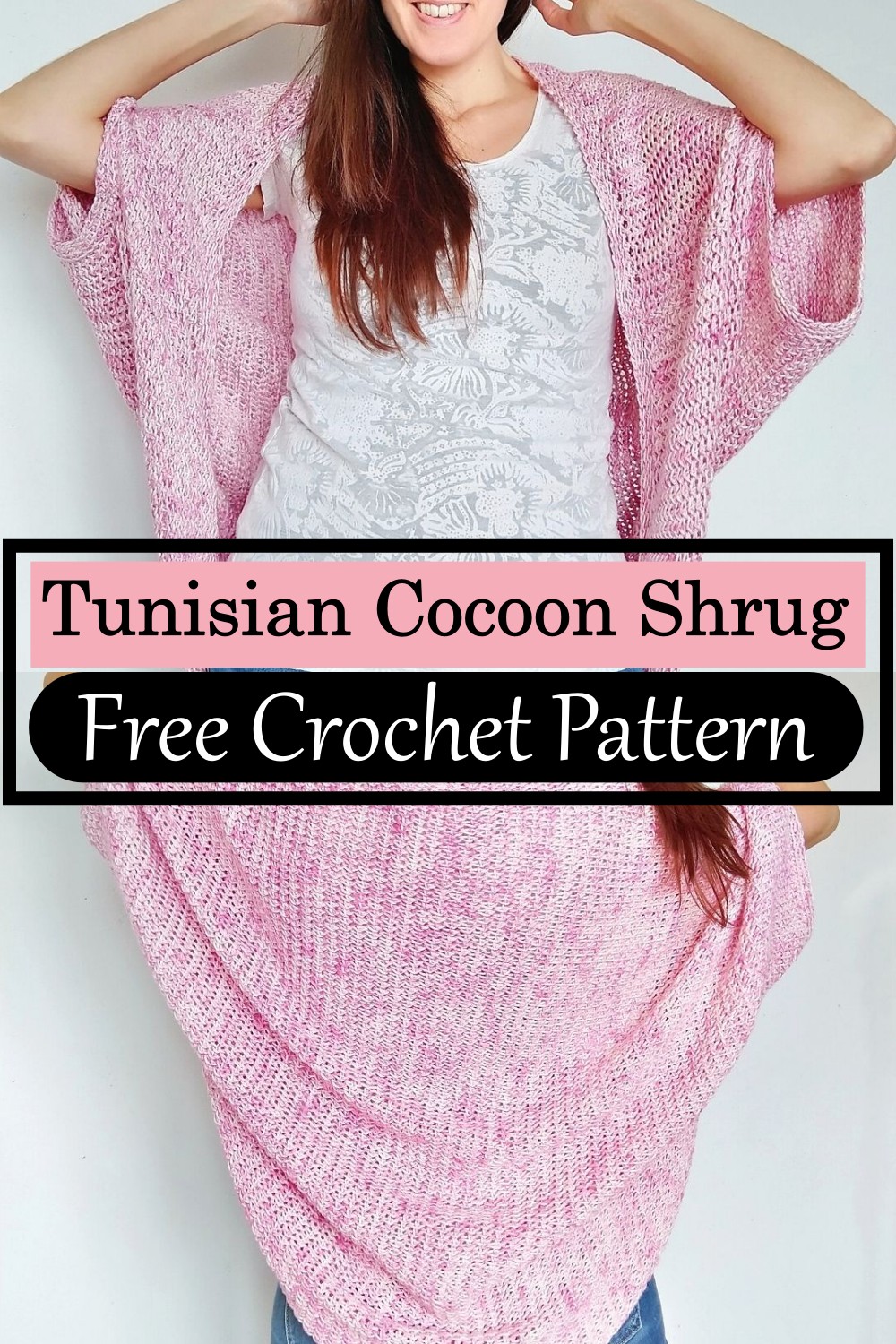 Tunisian Cocoon Shrug