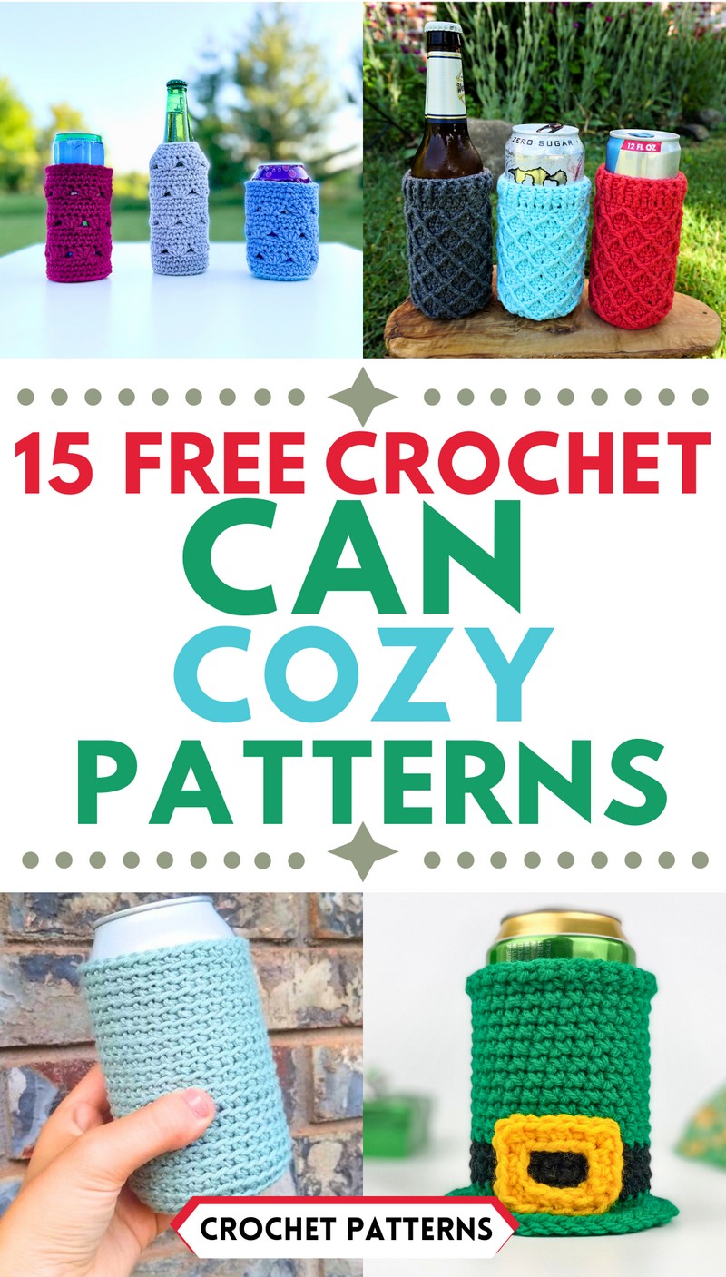 Free Crochet Can Cozy Patterns