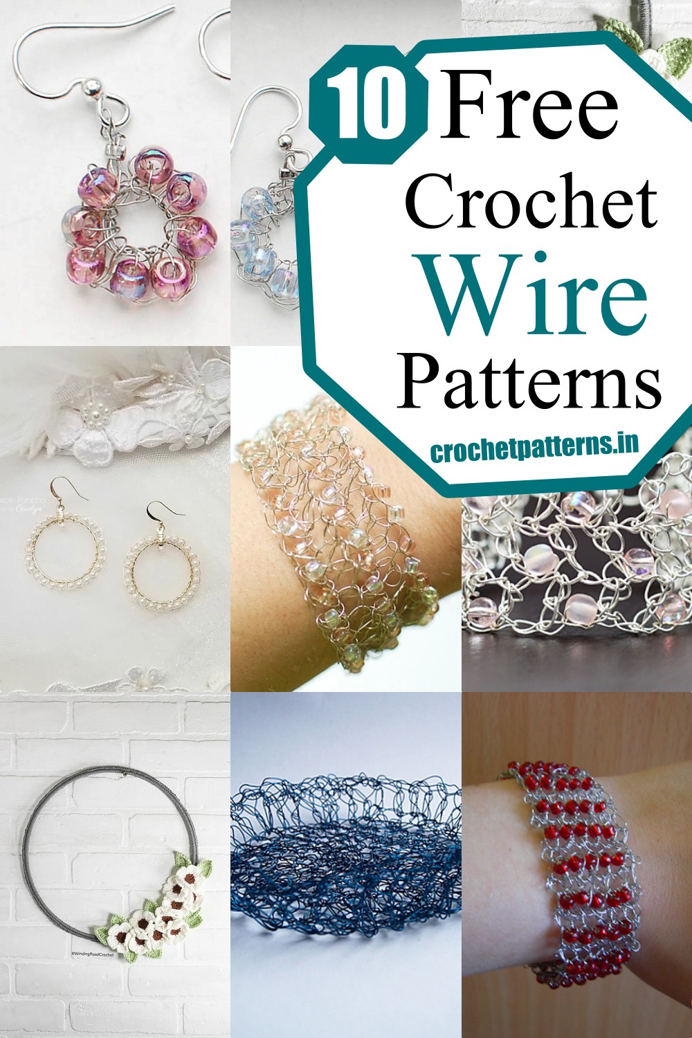10 Crochet Wire Patterns 