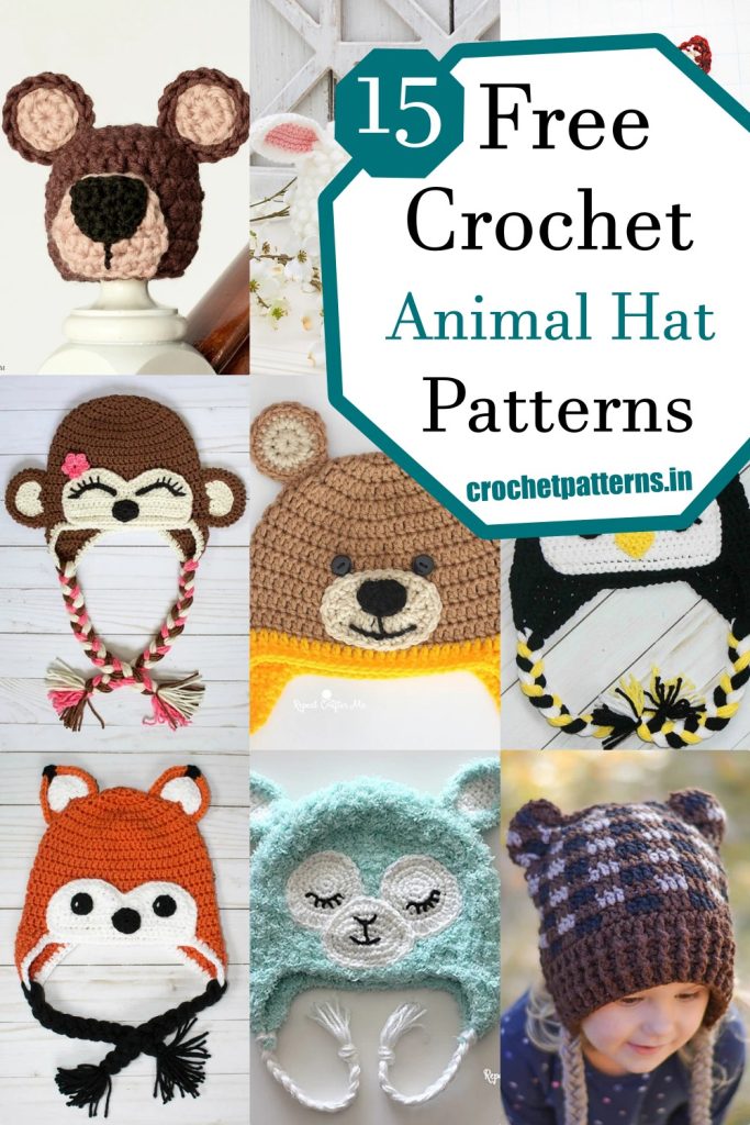 15 Crochet Animal Hat Patterns