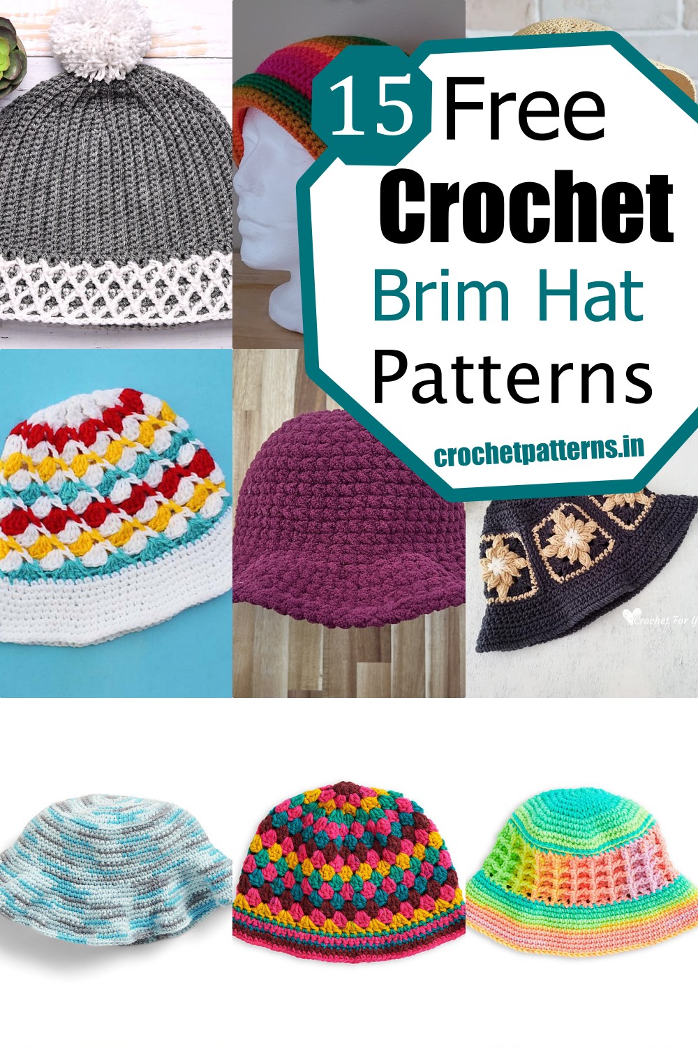 15 Crochet Brim Hat Patterns