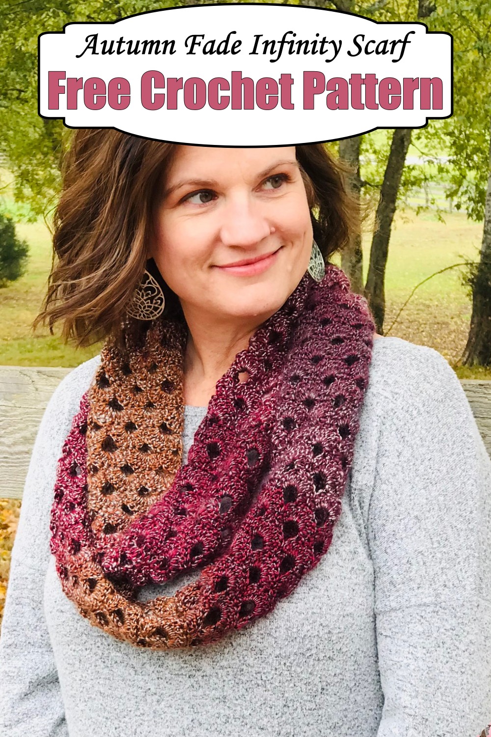 Autumn Fade Infinity Scarf