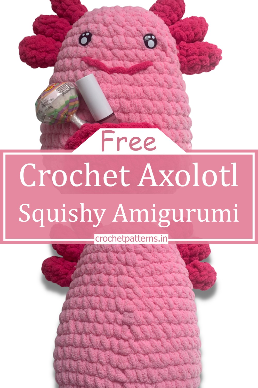 Axolotl Squishy Amigurumi
