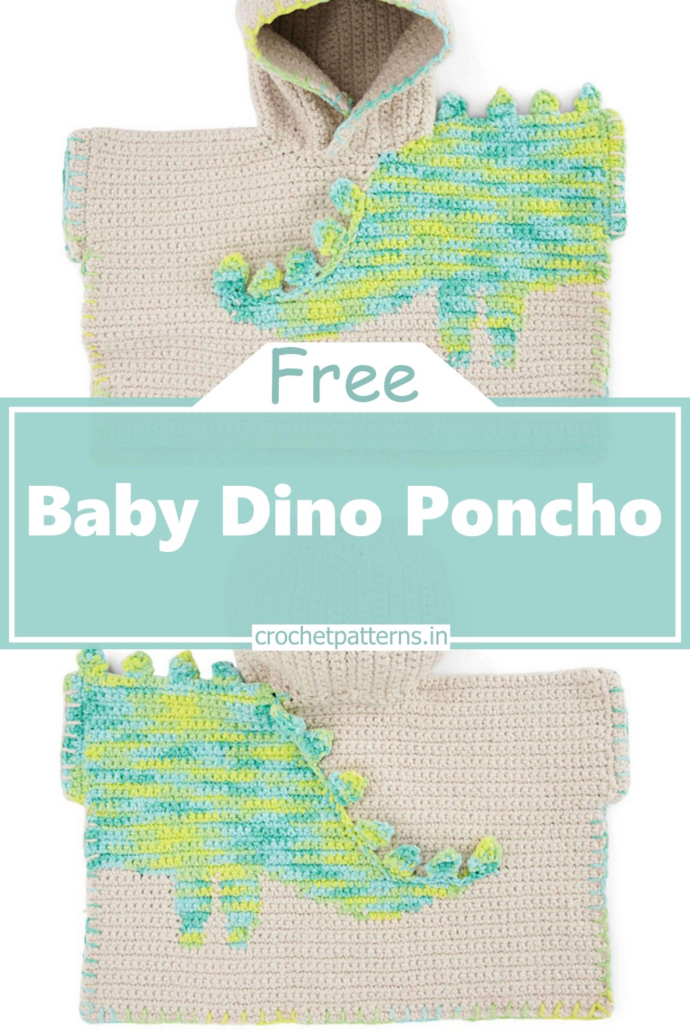 Baby Dino Poncho