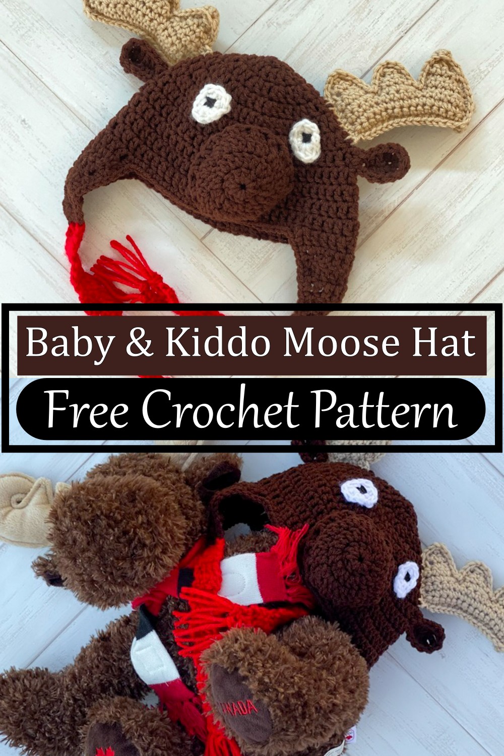 Baby & Kiddo Moose Hat