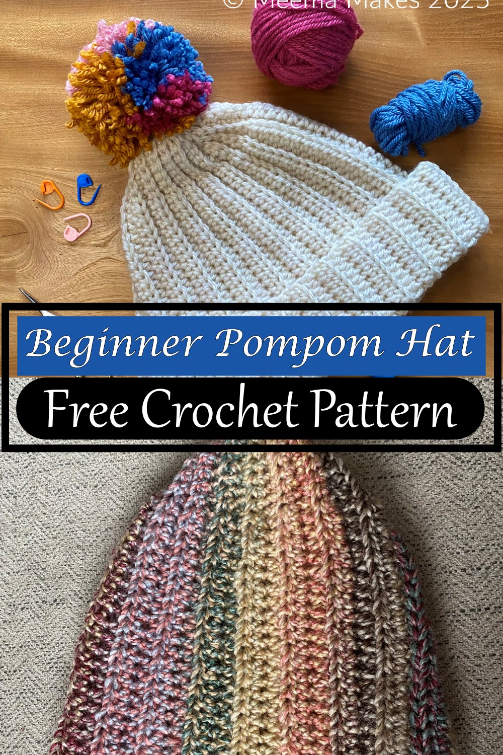 Beginner Pompom Hat