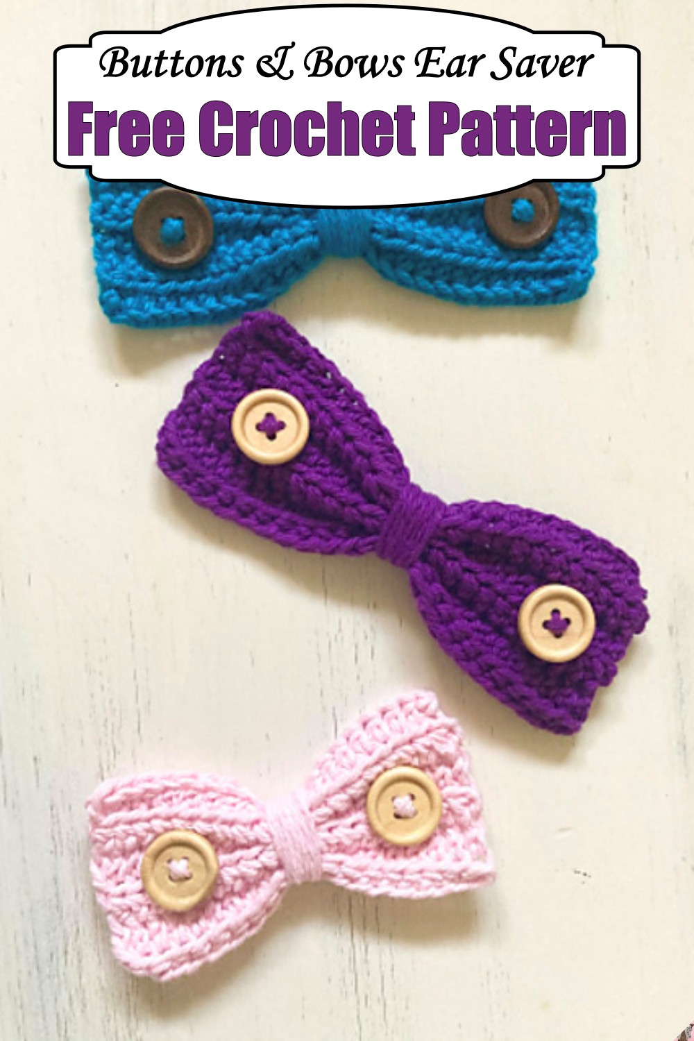 Buttons & Bows Ear Saver