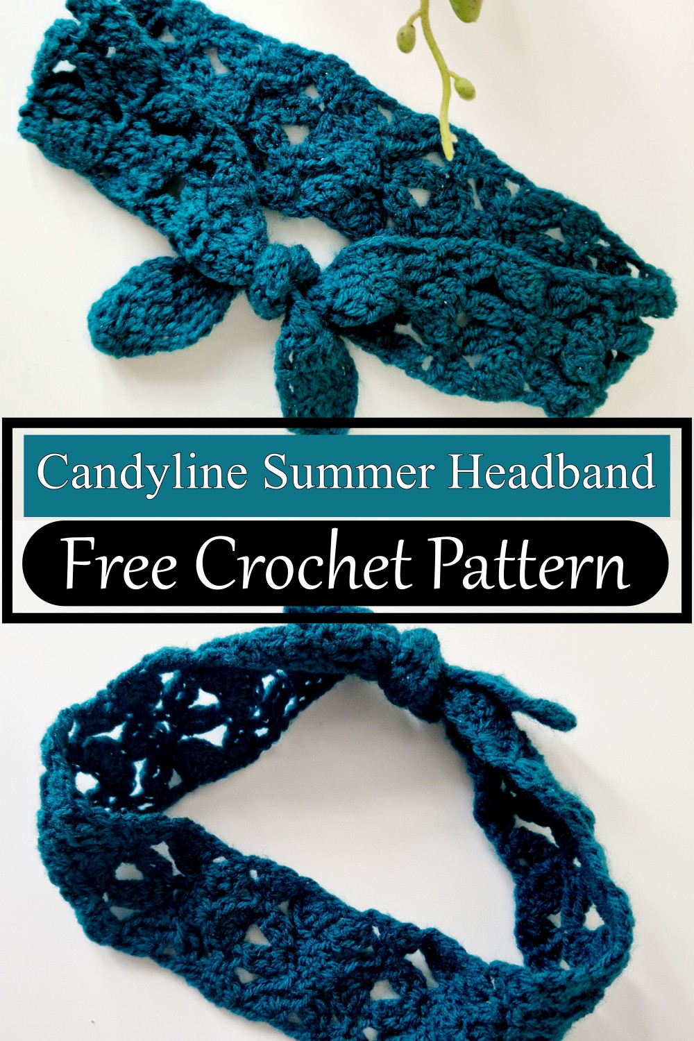 Crochet Mesh Headband