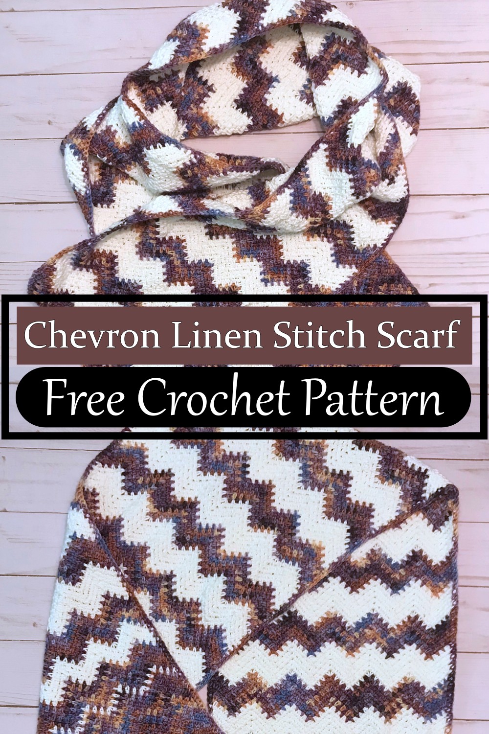 Chevron Linen Stitch Scarf