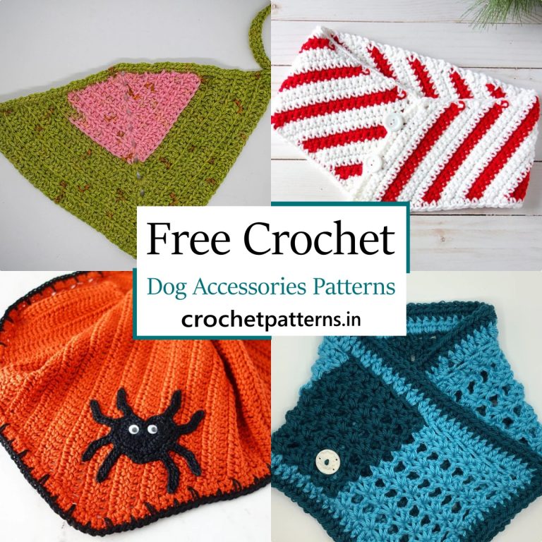 10 Crochet Dog Accessories Patterns