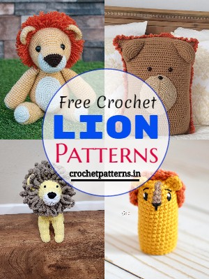 15 Free And Easy Crochet Lion Patterns