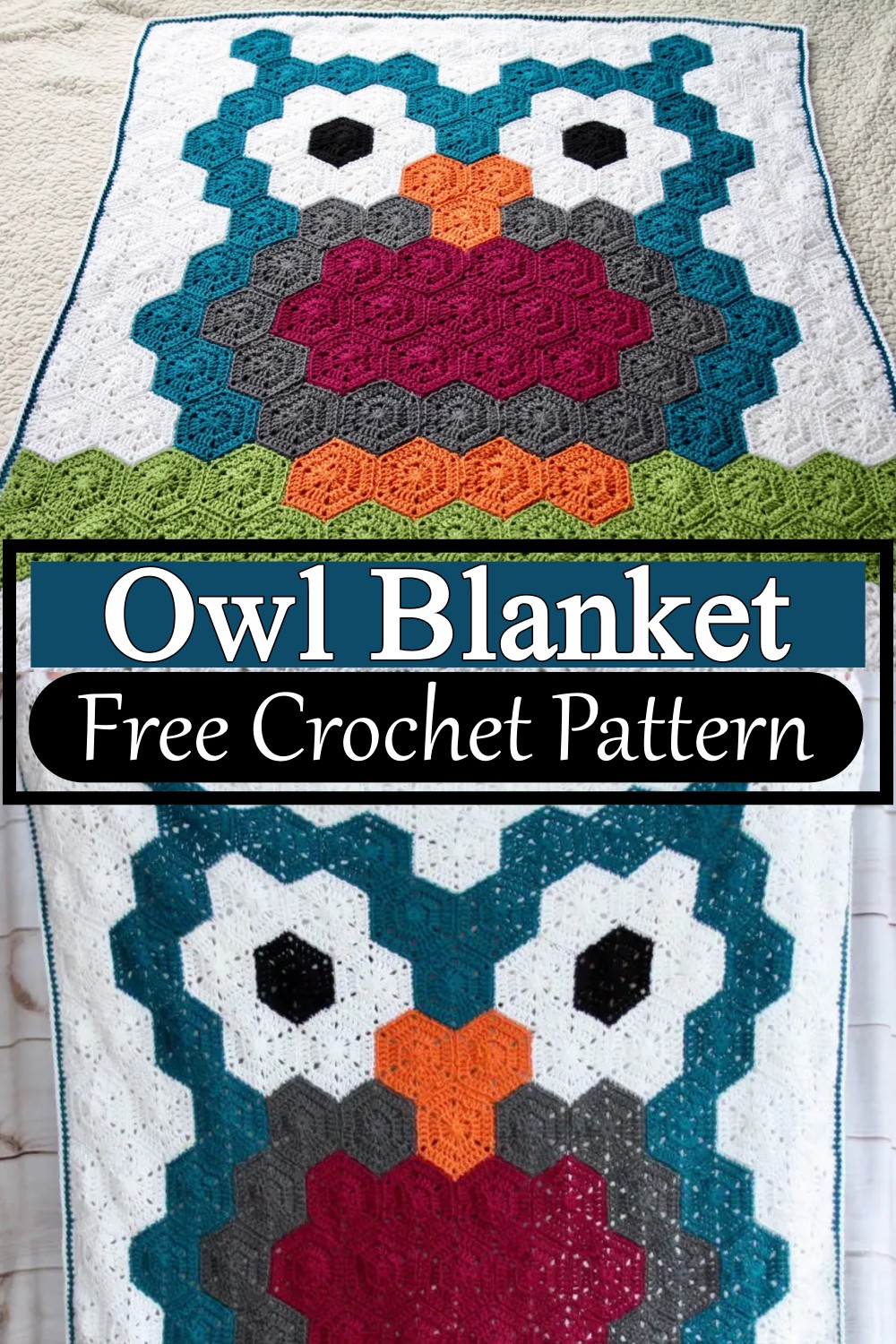 Crochet Owl Blanket Pattern