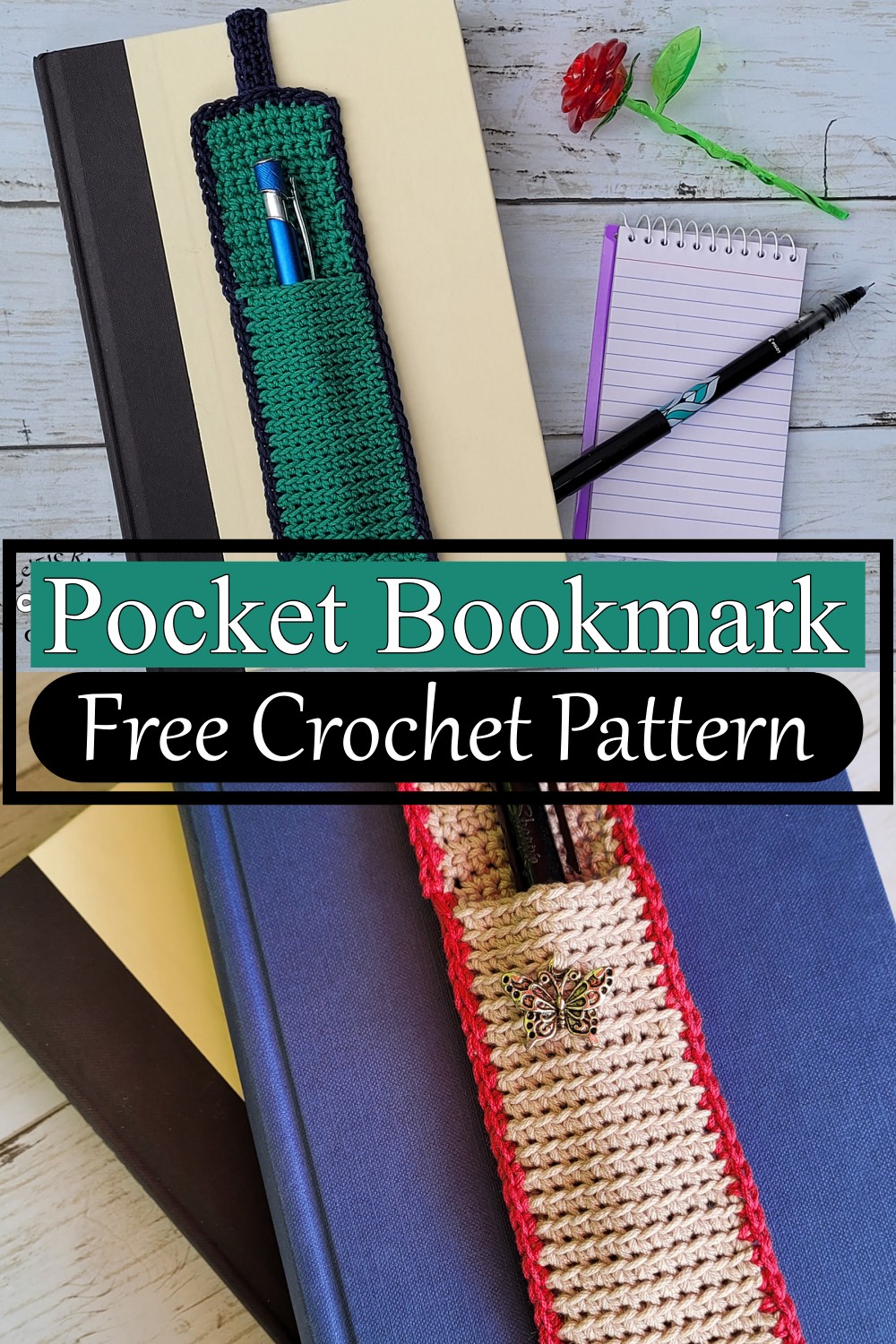 Crochet Pocket Bookmark