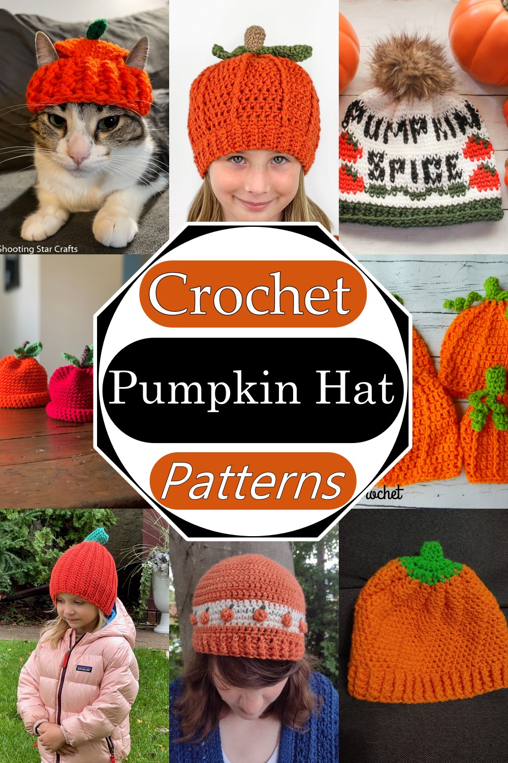 Crochet Pumpkin Hat Patterns
