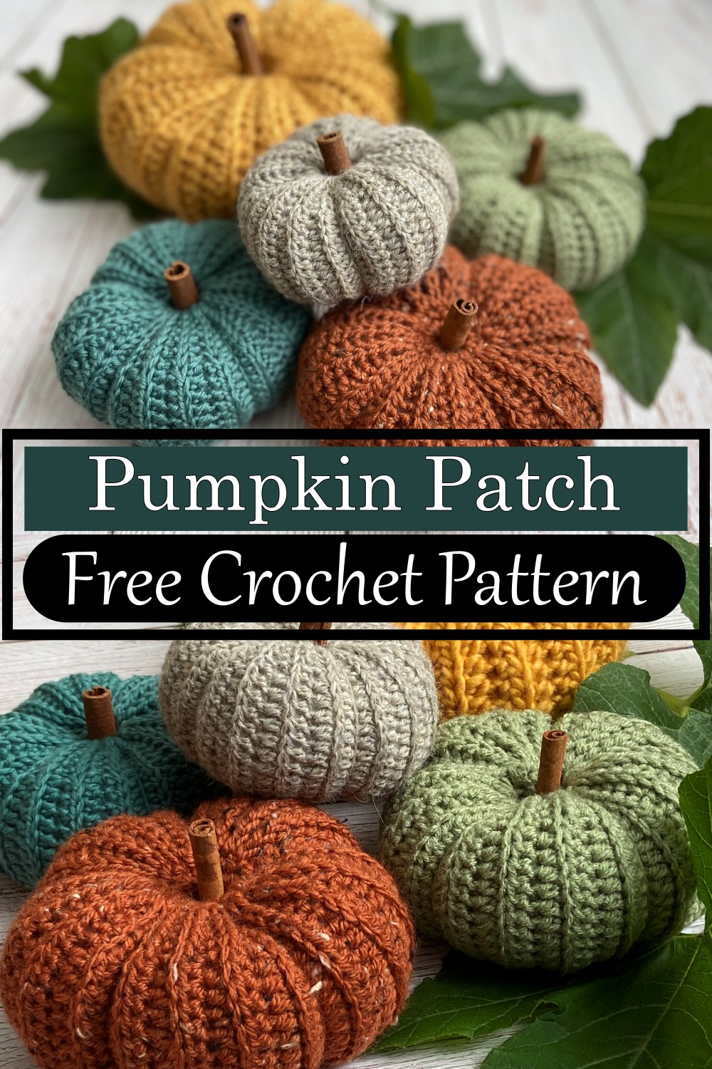 Crocheted Pumpkin Patch