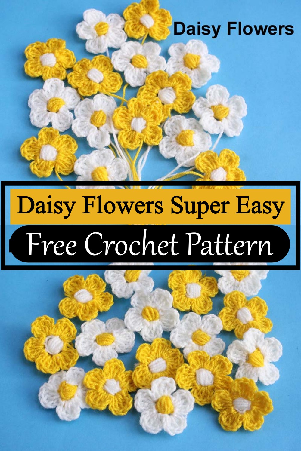 Daisy Flowers Super Easy