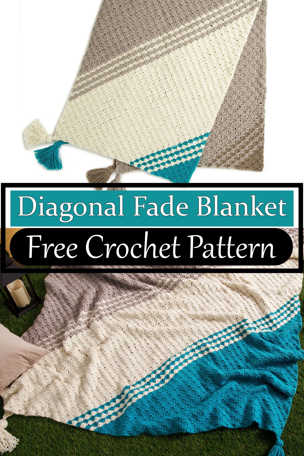 Diagonal Fade Blanket