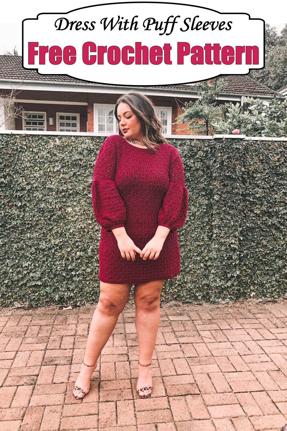 Dress With Puff Sleeves