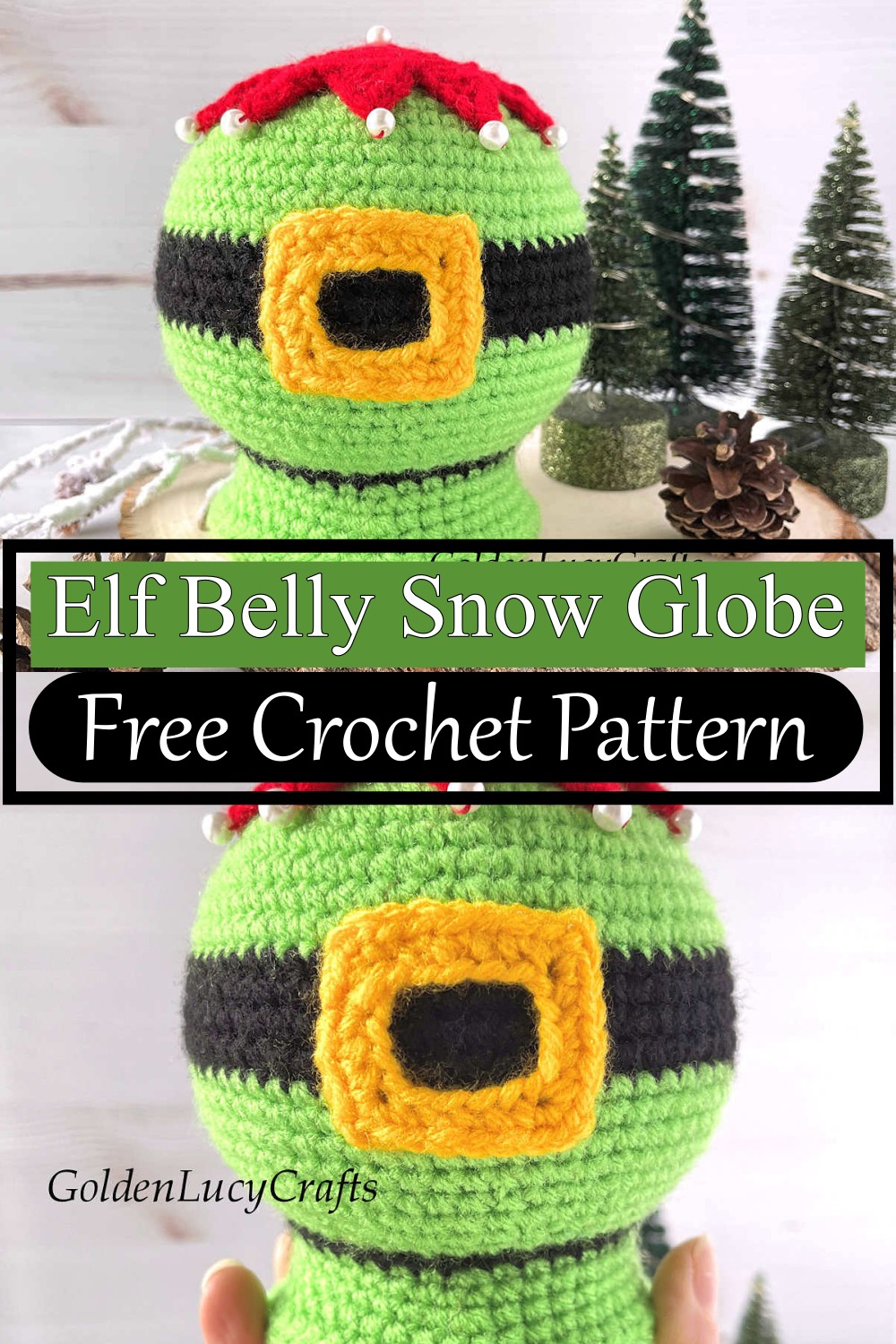 Elf Belly Snow Globe